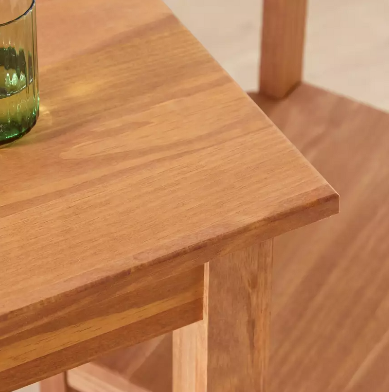 Raye Light Wood Dining Table & 4 Light Wood Chair 17095513 (OpenBox- See T's & C's for details)