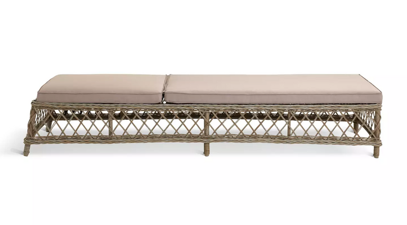 Palermo Sun Lounger - Natural 17734379 (OpenBox- See T's & C's for details)