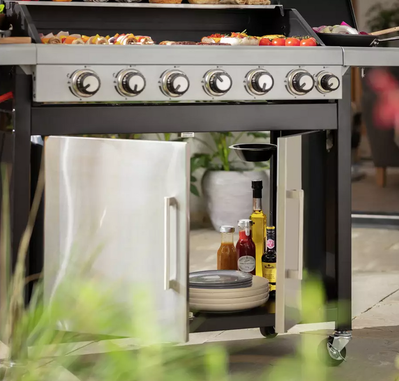 Deluxe 6 Burner Gas BBQ 19539785 (OpenBox- See T's & C's for details)