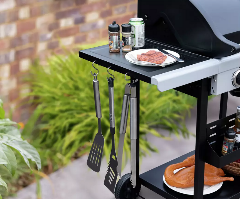 Premium 6 Burner Gas BBQ - Black 19647079 (OpenBox- See T's & C's for details)
