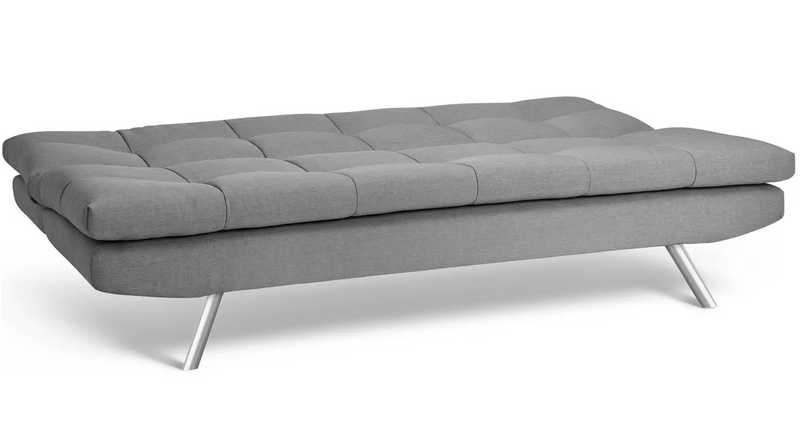 Nolan Fabric 3 Seater Clic Clac Sofa Bed-Grey 17233227 (OpenBox- See T's & C's for details)