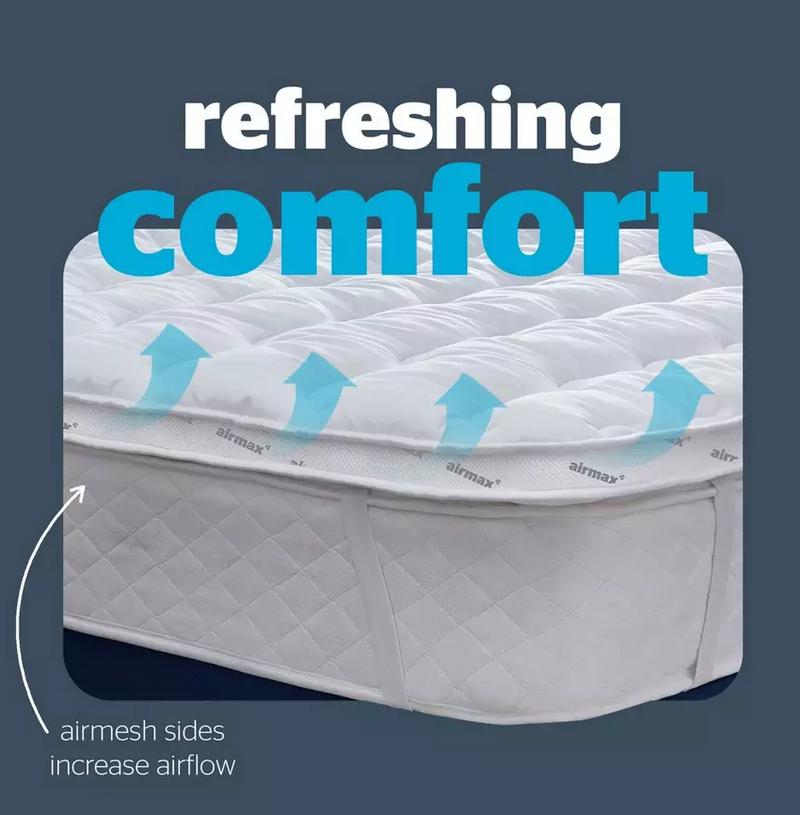 Airmax 5cm Mattress Topper - Small Double 14339863 (OpenBox- See T's & C's for details)