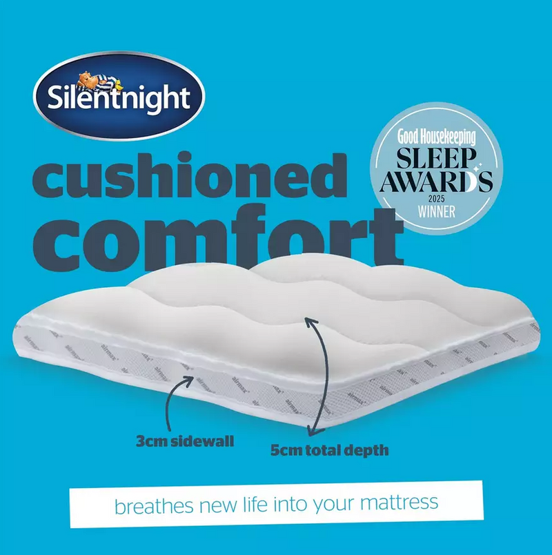 Airmax 5cm Mattress Topper - Small Double 14339863 (OpenBox- See T's & C's for details)