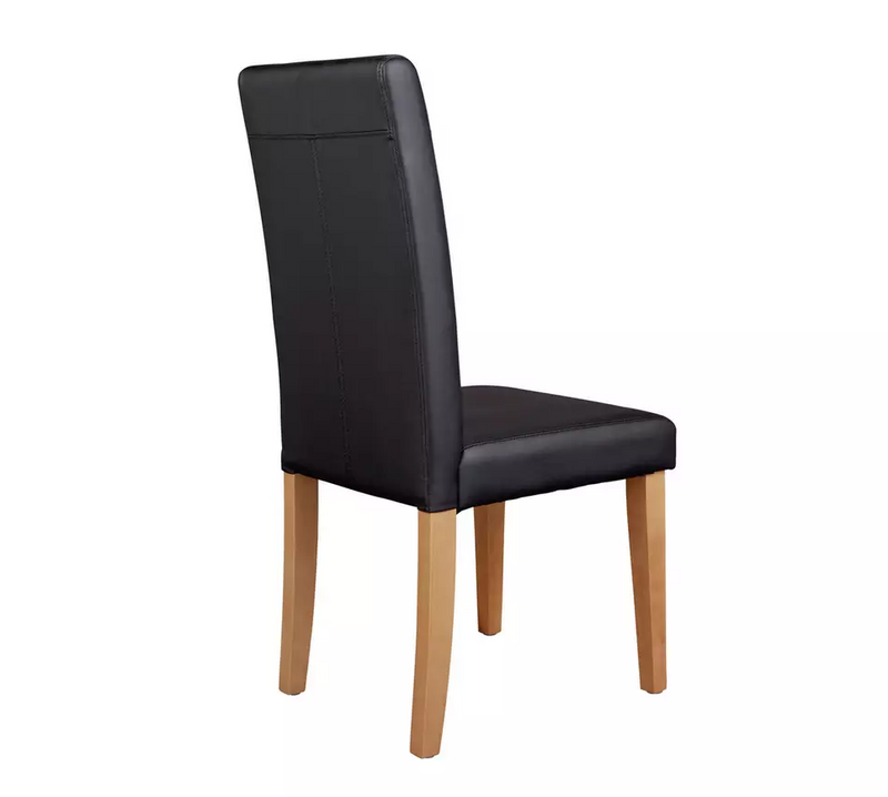 Pair of Midback Dining Chairs - Black 18586715