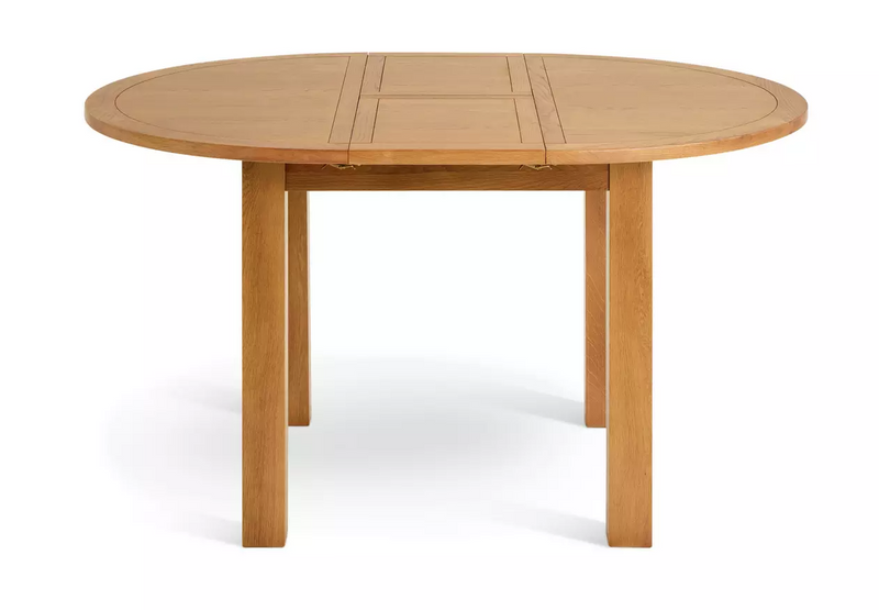 Ashwell 4 Seater Oak Dining Table - Natural 13086533