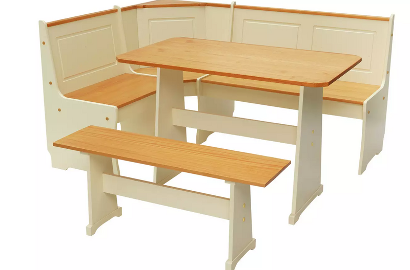 Haversham Pine Dining Table & 1 Pine Bench 17177400