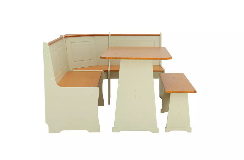 Haversham Pine Dining Table & 1 Pine Bench 17177400