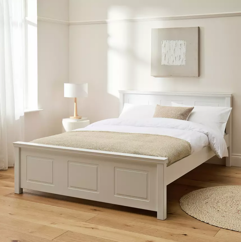 Grayson Small Double Bed - White 17711189