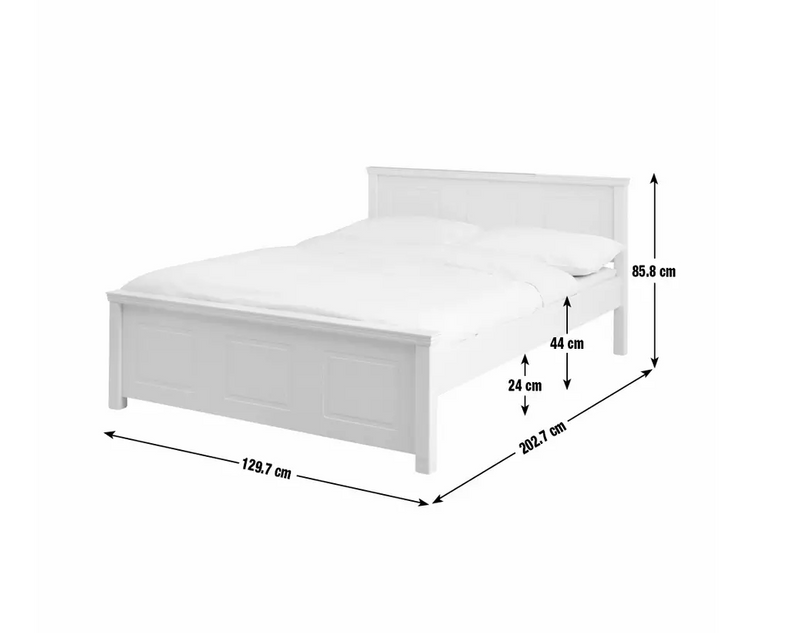 Grayson Small Double Bed - White 17711189