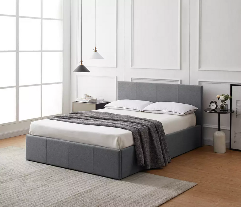 Heathdon Kingsize End Lift Ottoman Bed - Grey 19514212
