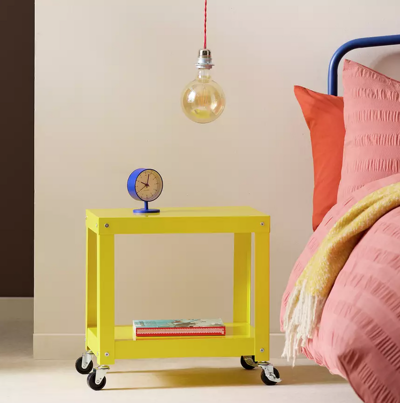 Archie 2 Tier Bedside Table - Yellow 14166878