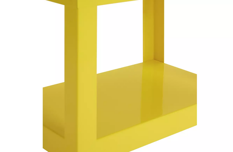 Archie 2 Tier Bedside Table - Yellow 14166878