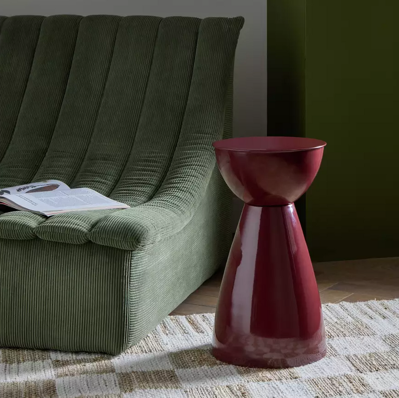 Mel Side Table - Dark Red 17733882