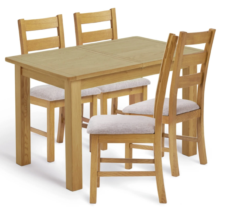 Ashwell Oak Dining Table ONLY 13181328