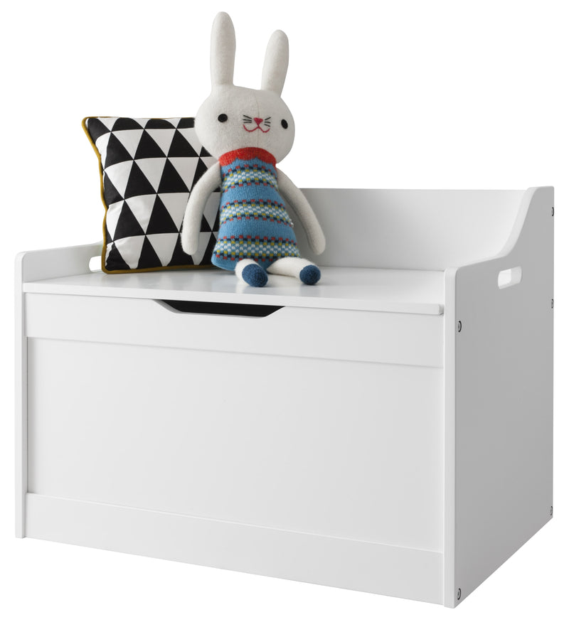 Lola Toy Box Toy Storage Organiser in Classic White