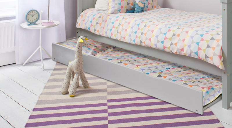 Pull out Trundle Spacesaver Bed in Grey