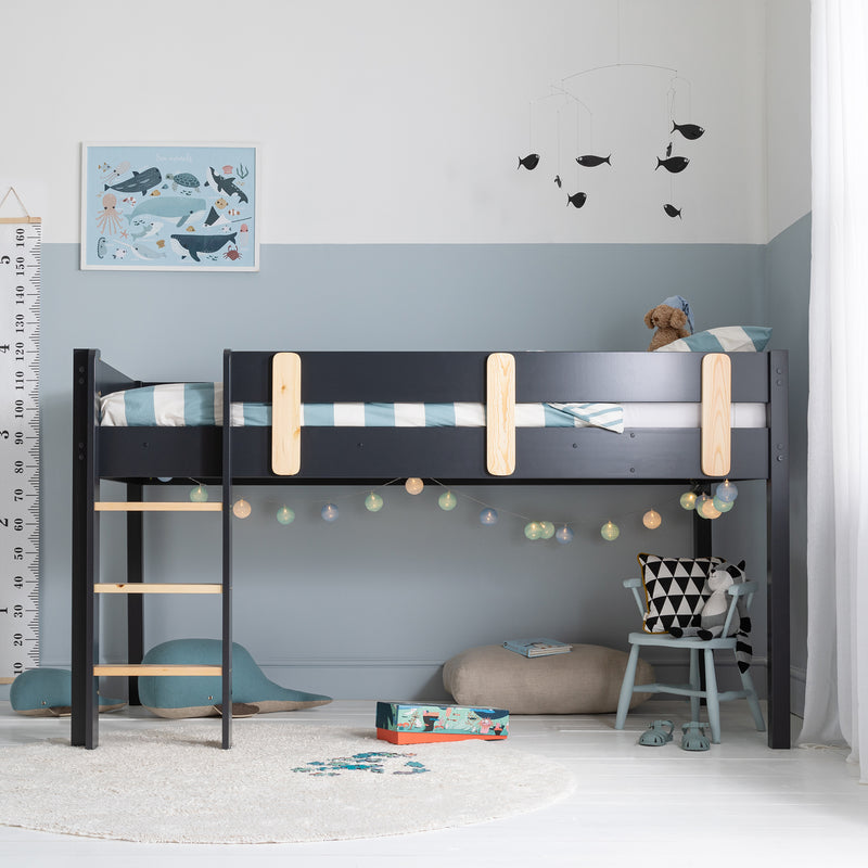 Una Midsleeper Cabin Bed in Anthracite