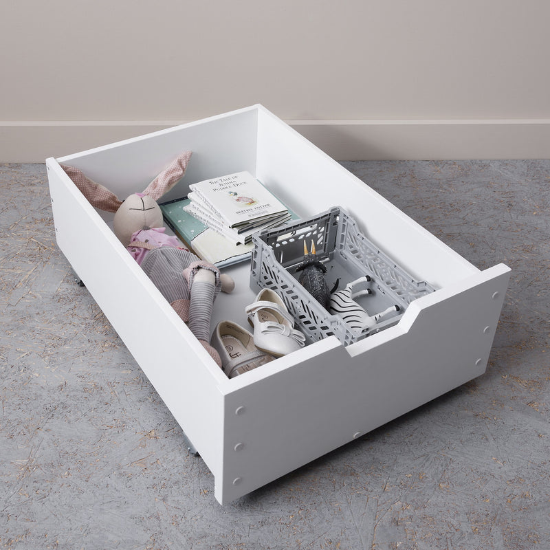 Star Under Drawer Trundle in Classic White