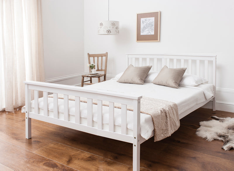 Double Dorset Bed in White