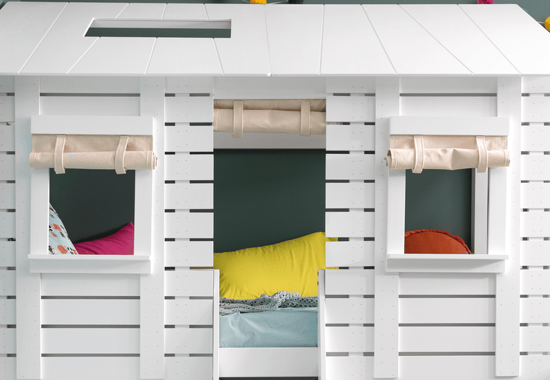 Hans Canvas Roll Up Windows and Door for Christopher Midsleeper with Classic White Frame