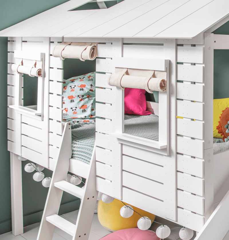 Hans Canvas Roll Up Windows and Door for Christopher Midsleeper with Classic White Frame