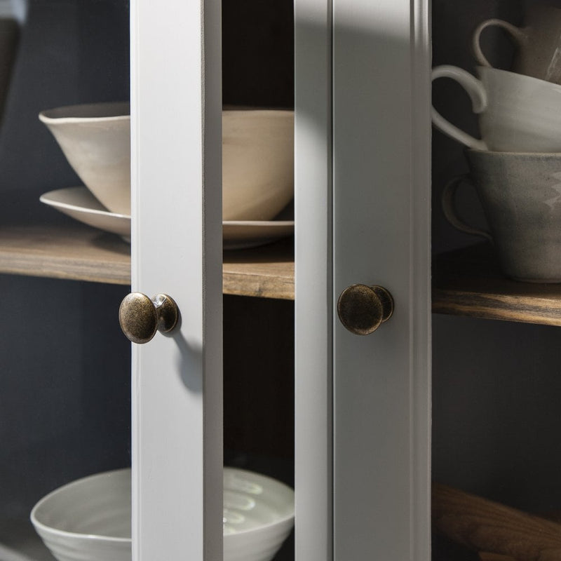 Canterbury Dresser Top Large in Grey and Dark Pine