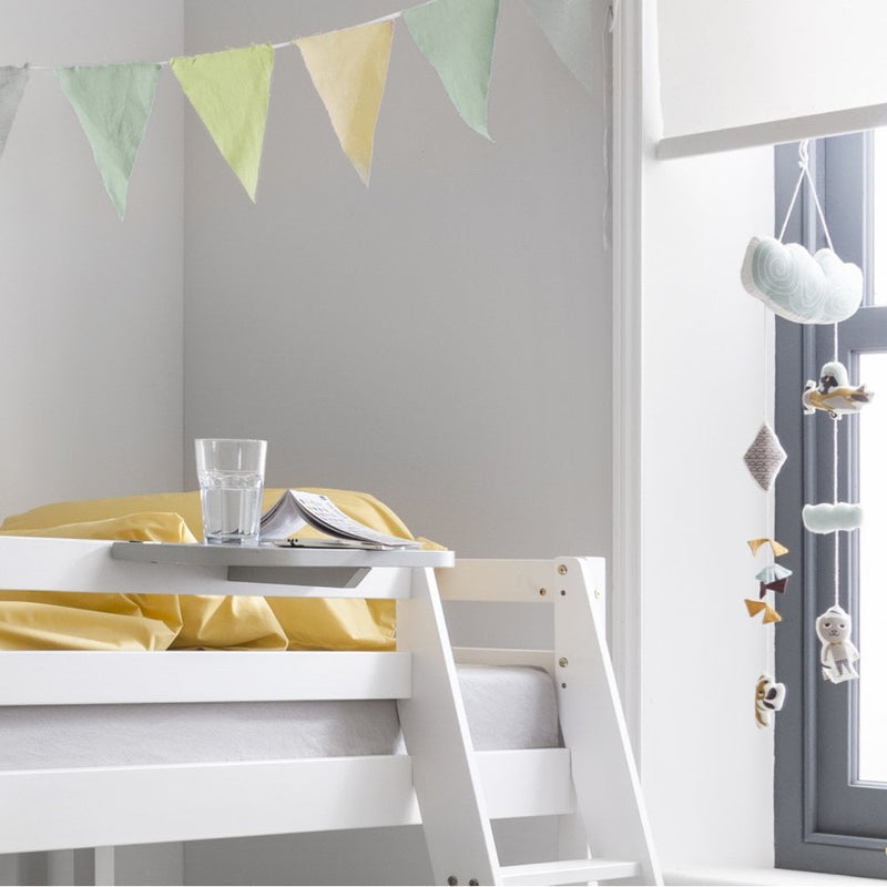 Frans Shelf for Cabin or Bunk Beds in Classic White