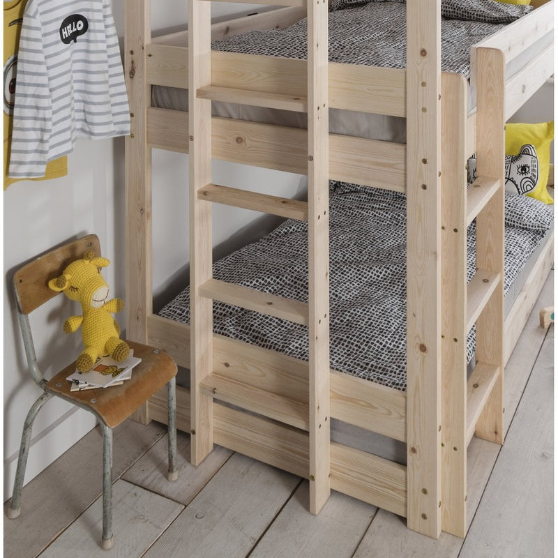 Henrik Triple Bed Bunk Triple Sleeper in Natural Pine