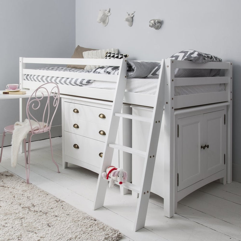 Moro Cabinet Underbed Storage Cupboard in Classic White