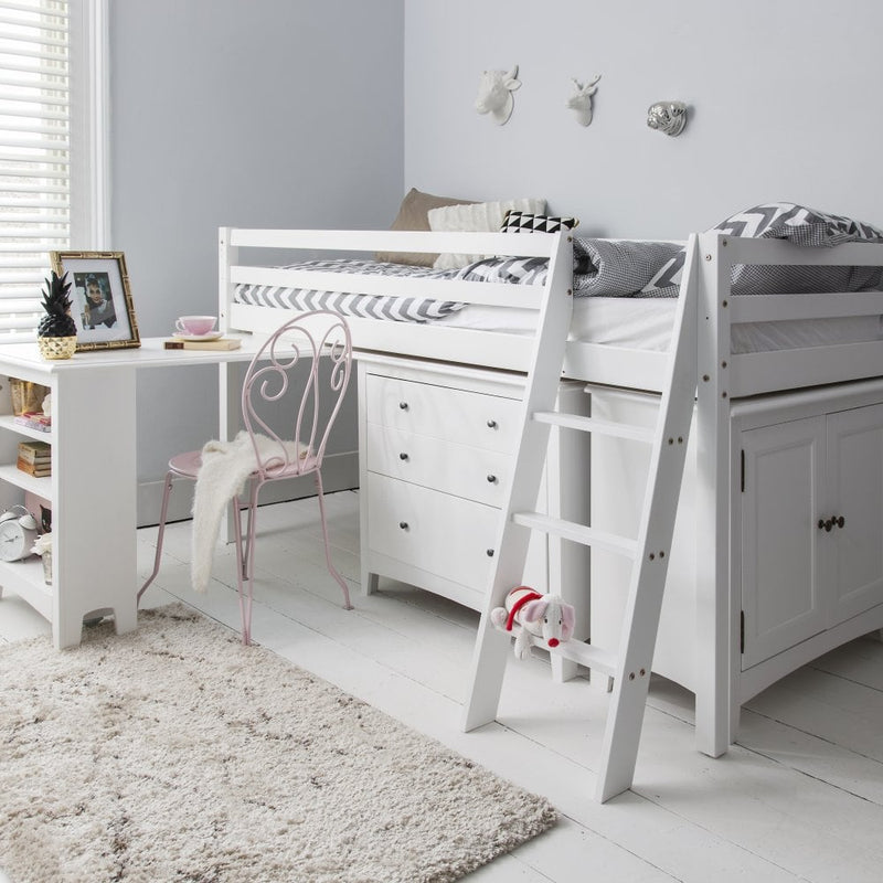 Moro Chest of Drawers 3 Drawer in Classic White