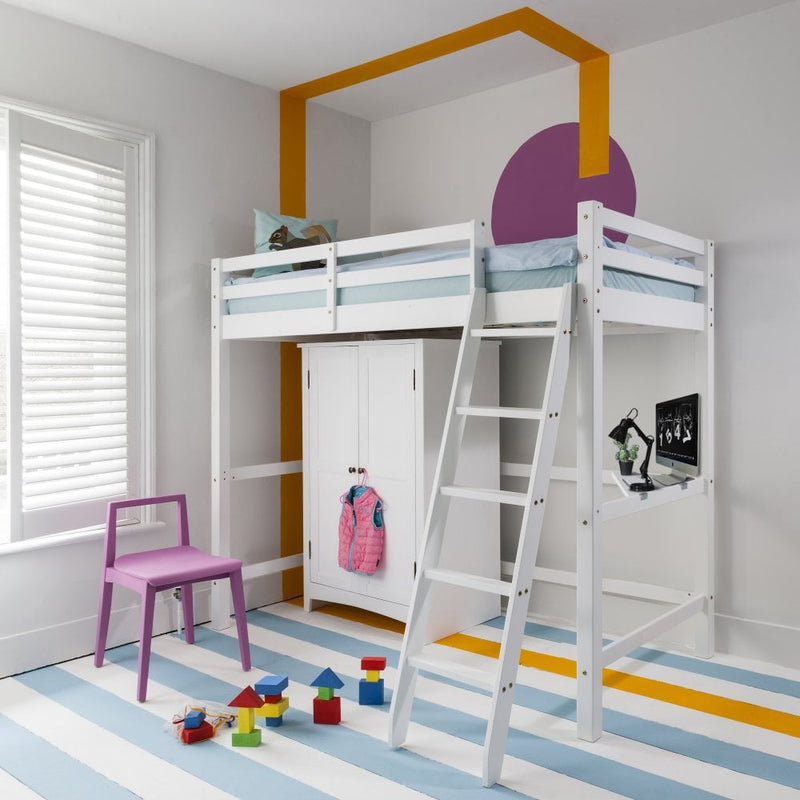 Odin High Sleeper in Classic White