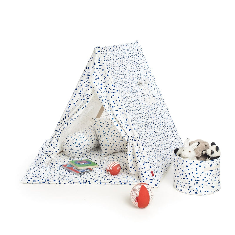Playtent with Blue Stickers Design
