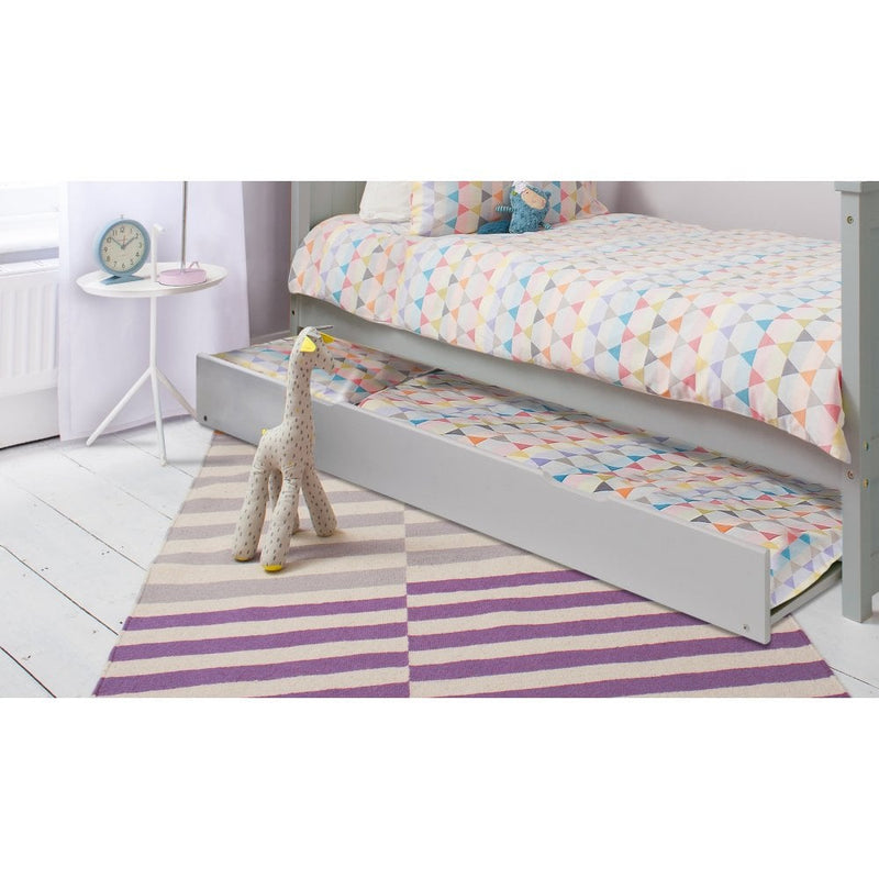 Pull out Trundle Spacesaver Bed in Grey