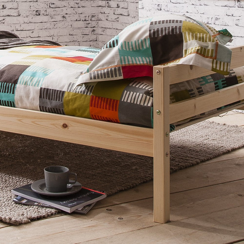 Sussex Single Bed 3ft Bed Frame in Natural Pine