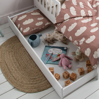 Juni Trundle for Toddler Bed Trundle Only in Classic White