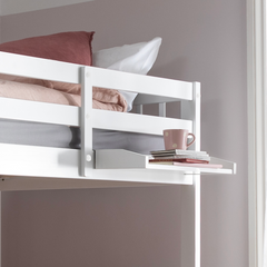 Tuuli Bed Shelf for Bunks Cabins Midsleepers and Highsleepers in Classic White