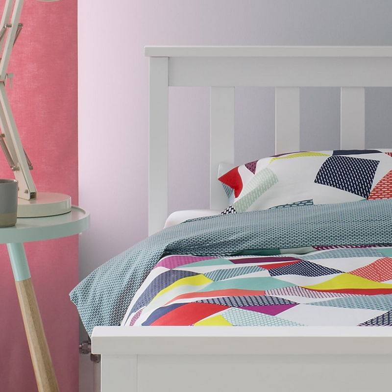 Dorset Single Bed in White