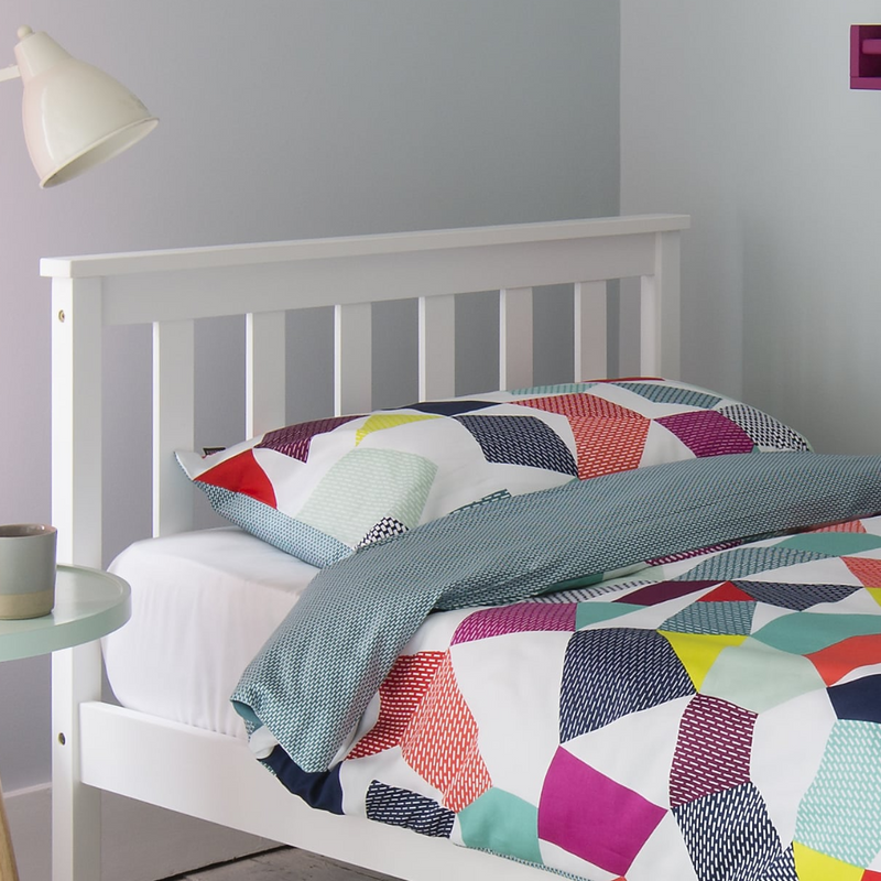 Dorset Single Bed in White