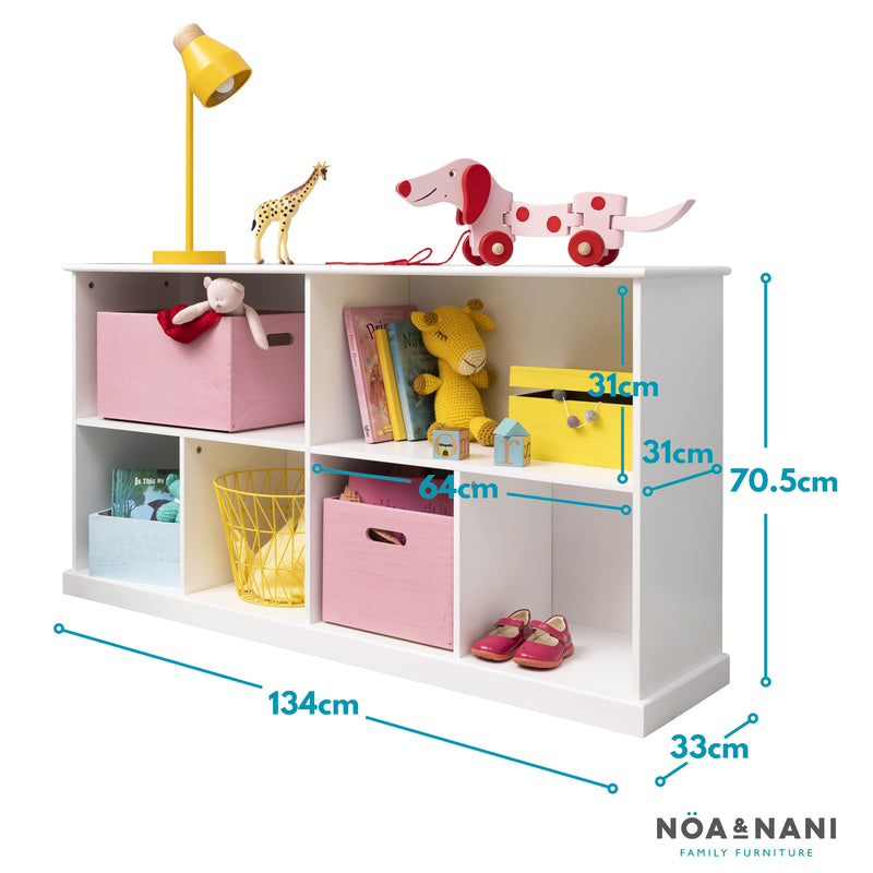 Halmstad Toy Cube Storage Unit in Classic White