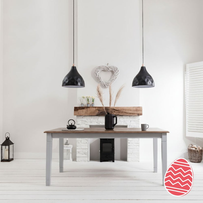 Dining Table X Large 180cm Seats 6 to 8 in Dark Pine