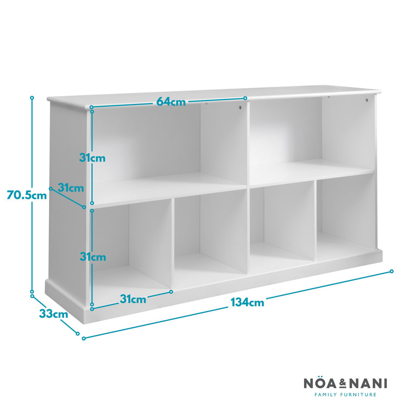 Halmstad Cube Storage Sideboard in White