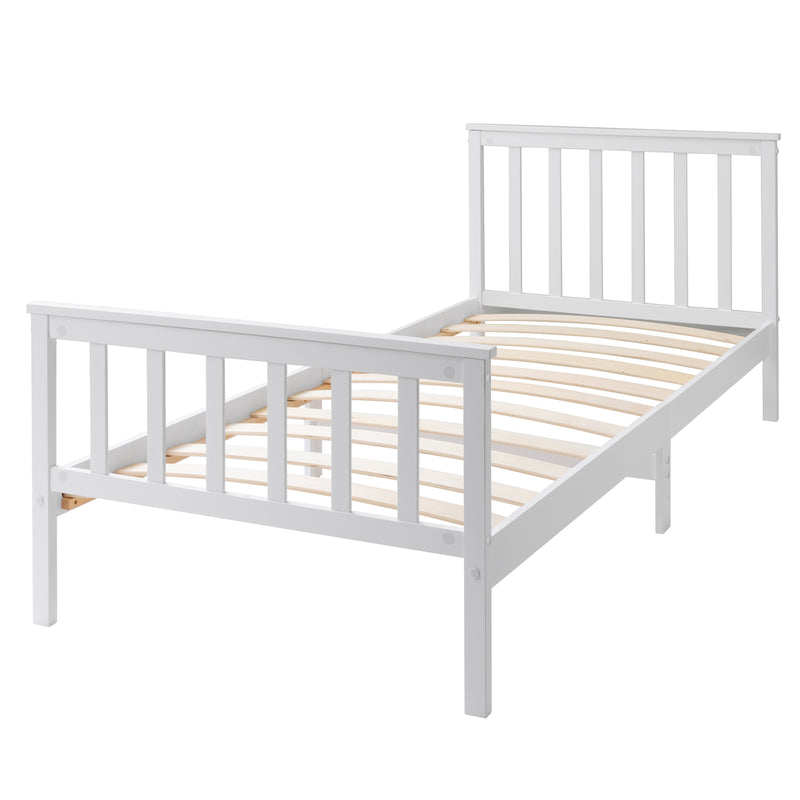 Otis Single Bed 3ft Frame in White