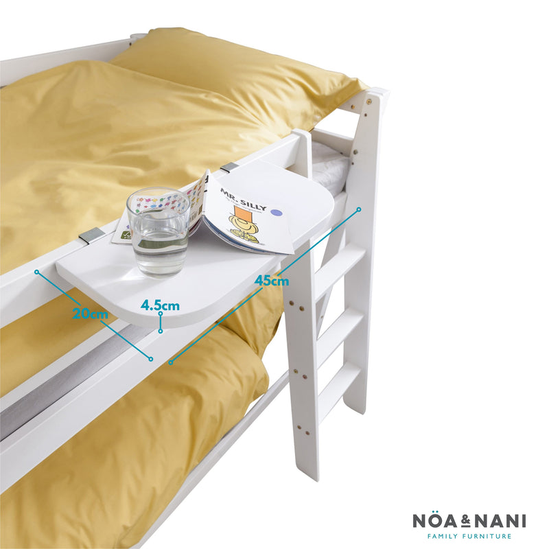 Frans Shelf for Cabin or Bunk Beds in Classic White