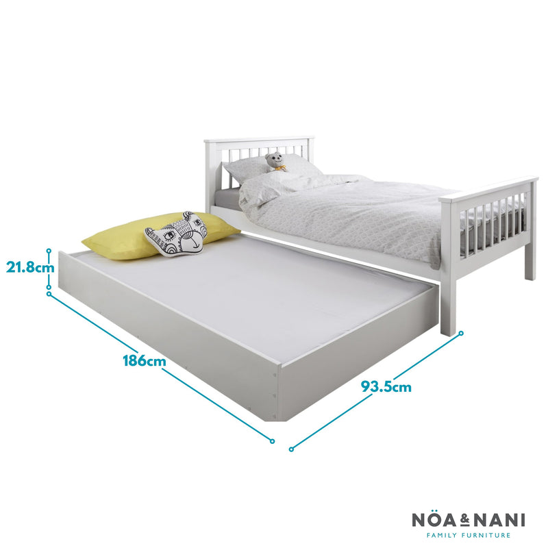Olaf Pullout Trundle in Classic White