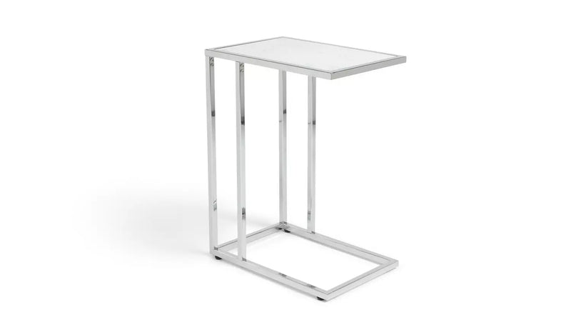 Boutique C Shaped Table - Marble Effect 13087350 (OpenBox- See T's & C's for details)