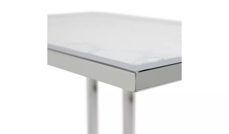 Boutique C Shaped Table - Marble Effect 13087350 (OpenBox- See T's & C's for details)