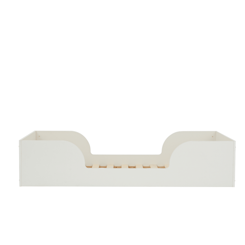 Lily Shorty Floor Bed in Classic White