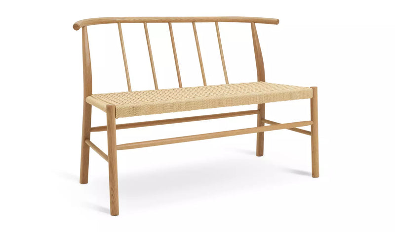 Scottie Solid Oak Dining Bench 14520445 (OpenBox- See T's & C's for details)