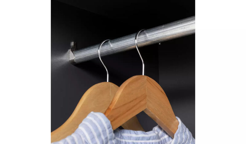 Nova 2 Door Sliding Wardrobe - Anthracite 14631341 (OpenBox- See T's & C's for details)