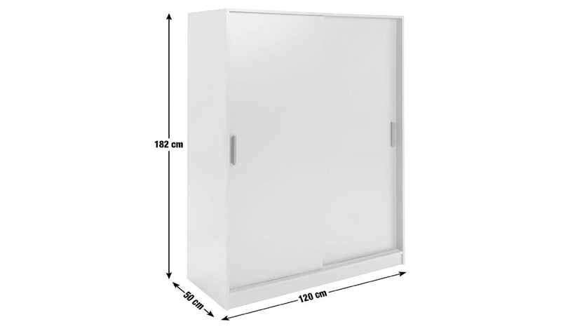 Nova 2 Door Sliding Wardrobe - Anthracite 14631341 (OpenBox- See T's & C's for details)